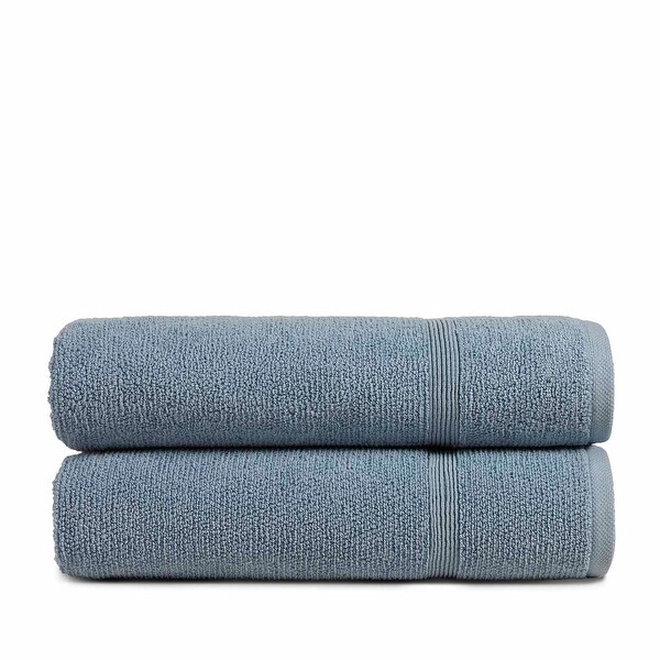 MBS PACK OF 6 BATH SHEETS Blue 100/% COTTON BATH SHEETS 95CM*155CM